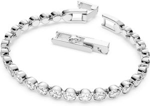 Designer Jewelry Pendant Bracelet Other Bracelets Swarovski Tennis Earring Jewelry Women Bracelet Finish Clear Charm Mother's Day Gift