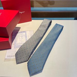 2023 new Great Ties Men Neck Ties Fashion Mens Neckties Letter Designer Handmade Business Leisure Cravat Luxury Top Quality With Original Box