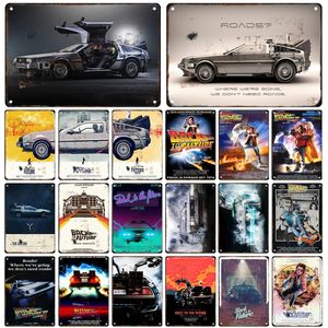 American Movie Metal Sign Famous Movie Iron Poster Print Cinema Living Room Wall Decor Vintage Art Decoration Plack för modern heminredning Målning 20CMX30CM W01