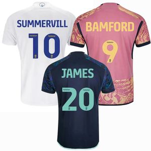 2023 2024 Bamford Summerville Soccer Jerseys Leeds Gelhardt Sinisterra Rutter Gnonto Struijk Cooper Ayling Rodon Ampadu Nitedes 23 24 Men Kids Shirt Football 4XL