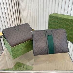 Klassische Handtasche für Herren und Damen, Modedesigner-Clutch-Taschen, Leder-Kuriertasche, brandneue Business-Tasche, Kulturbeutel