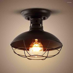 Luzes de teto loft americano retro estilo industrial luz varanda corredor varanda sol ao ar livre