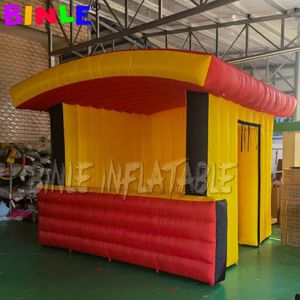 wholesale New 5mLX5mW 16.5x16.5ft inflatable Candy floss booth/festival outdoor selling kiosk tent/selling stand Shop Advertising for Product promotion