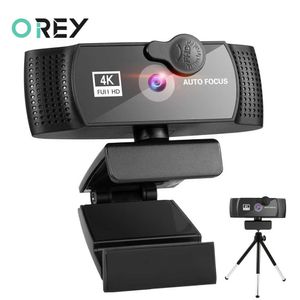 Kamera internetowa WebCam 4K 2K 1080p Full HD z mikrofonem USB Wtyczka Web kamera internetowa do komputera laptopa YouTube Skype wideo mini aparat 4K HKD230825 HKD230828 HKD230828