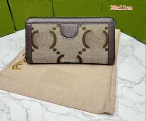 Flerfärgade vita plånböcker Holder Long Wallet Purse Designer Bags Card Holder Zippy Luxury Designers Purs Wallets Handbag 6n