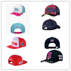 2023 Nuovo Sport All'aria Aperta Moto Gp Verstappen F1 Auto Da Corsa Moto Cappello Berretto Da Baseball Ricamato Snapback Unisex