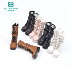 Puppenzubehör Passend für 43–45 cm 1/4 BJD-Schuhe Kugelgelenk-Puppenzubehör Modische Martin-Stiefel, hohe Stiefel, Lederschuhe 230829