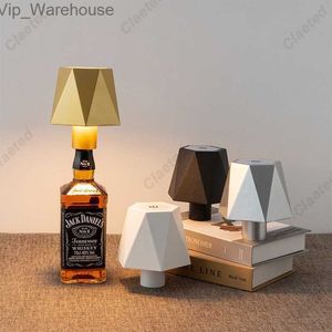 LED Wine Bottle Lamp Head Table Lamp Removable and Removable Portable Charging Decoration for Bar Cafe Atmosphere Night Light HKD230829 HKD230829