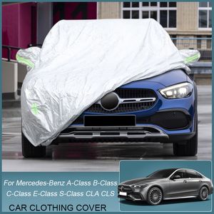 Housse de voiture complète, étanche à la pluie, au gel, à la poussière et à la poussière, pour mercedes-benz A B C CLA CLS E classe S, berline à hayon, Wagon, frein de tir