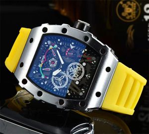 Designer Watches Men Waterproof Luxury Watch Five Pointed Star Multicolor Strap Reloj Quartz All Dial Work Leisure Vintage Watch Skeleton Elegant XB011 C23