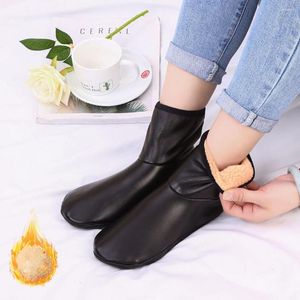 Women Socks 1 Pair Stylish Floor Waterproof Keep Warm Anti-pilling Female Male Winter Boot