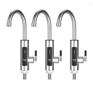 Kitchen Faucets Electric Instant Heating Faucet Water Heater 3000W 220V 360 Degree Rotation For Bathroom