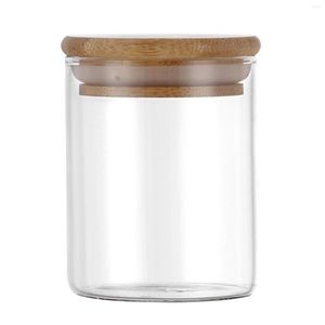 Storage Bottles Clear Sealed Glass Bottle Leakageproof Seasoning Jars Durable Jar For Countertop Refrigerator Home Travel Cereal