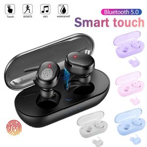 Y30 TWS Bluetooth Earuds Earphones Trådlösa hörlurar Touch Control Sports Earuds Microphone Music Headset för Huawei HKD230828 HKD230828