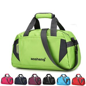 Duffel Bags Moda Homens Mulheres Treinamento Ginásio Saco Nylon Ultraleve Esportes de Viagem para Fitness Yoga Bolsa Curta Viagem Bagagem 230828