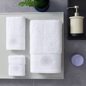 Set di asciugamani da bagno di lusso con segnaletica, materiale morbido e confortevole di alta qualità, uso in tessuto per bagno, viaggio in spiaggia, vacanza in hotel, nuovo regalo festivo