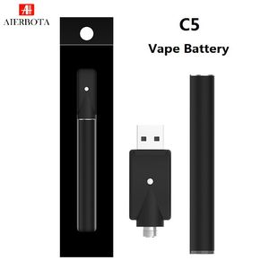 Prezzo all'ingrosso di fabbrica per 510 Discussione 345mAh C5 Bud Touch senza pulsanti Imini Vape Pen batterie per il commercio all'ingrosso Vape Pen Carrello olio denso vaporizzatore usa e getta