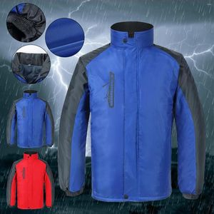 Men's Jackets Thin Hardshell Windproof And Rainproof Overalls Fleece Overcoat For Men Women Light Jacket Winter