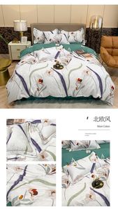 Постилочные наборы Double Queen Kingadults Kids Comforter Peceet Cover 240x220 Single King Quilt Covers Sets Bedclothes 230828