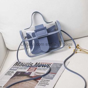 Знаменитая дизайнерская сумка роскошная сумка для кросс -кубчака прозрачная сумка квадратная сумка сумка мини -телефонная сумка для плеча сумки для клапана сумка для магнитной пряжки.