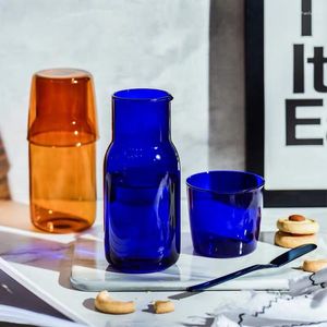 Vinglas 550 ml Transparent godisfärg Glas TEACUP SET NORDIC RESISTANT MATKJUSKA COOL DRICK CUP MED TEA PINcher Water Bottle