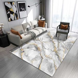 Nordic Light Luxury Marble Living Room Carpet Bedroom Art Abstract Bedside Carpets Kitchen Non-slip Balcony Study Rugs Porch Mat HKD230829