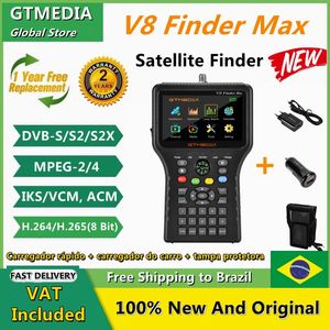 Seles GTMedia V8 Finder Max Satellite Signal Finder DVBS/S2/S2X H.264/H.265 (8BIT) Satellit Locator 4,3 tum HD Officiella tillbehör