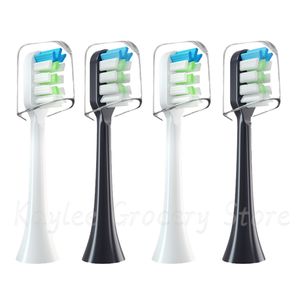 Cabeça de escova de dentes 6/12 PCS Lebooo ZR KKC Apiyoo Elétrica Substituir escova de dentes diamante com capa de proteção M1 I2 I3 M9 V2 I5 X3 MZ 230828