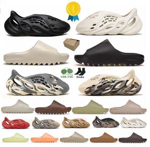 Stylish Unisex foam slippers in Foam Runner Colors - Vermillion, Mineral Blue, Onyx, Pure Sandals, Ochre, Bone Resin, Clog, Desert Ararat - Available in Sizes 36-48