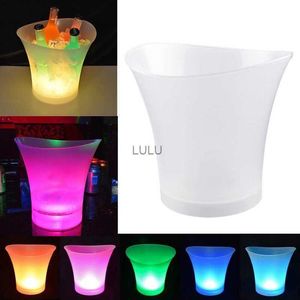 5L RGB Buz Barrel Su Geçirmez LED Renkli Işık KTV Gece Kulübü Partisi Buz Kovası Parti Toplantısı HKD230828