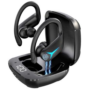 Wodoodporny zestaw słuchawkowy TWS IPX7 IPX7 Wyświetlacz LED 9D stereo Bluetooth 5.1 Sport słuchawki 36H odtwarzanie dla HKD230828 HKD230828