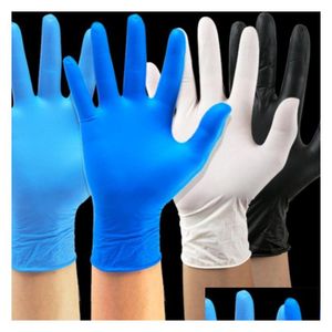 Cleaning Gloves New Disposable Nitrile Glove Protective Waterproof And Anti-Corrosion 100Pcs / Lot Tools Drop Delivery Home Garden Hou Dhjnt