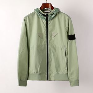 Märksjacka av högsta kvalitet herrjacka 23FW Topstoney Konng Gonng Casual dragkedja Nylon texturerad liten stativ halsjacka