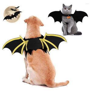 Hundkrage Pet Cat Bat Wings för Halloween Cosplay Costume Bekväm unik vinge