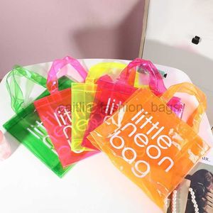 Borse a tracolla Donna Estate Rosa Jelly Beach Borsa firmata a mano Colore caramella Neon Ragazze Shopping in PVC trasparente caitlin_fashion_bags