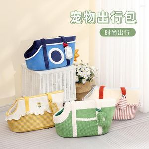 Cat Carrier Puppy Pet Carrier Shoulder Bag Travel Business Package Transport Basket for Small Medium Dogs