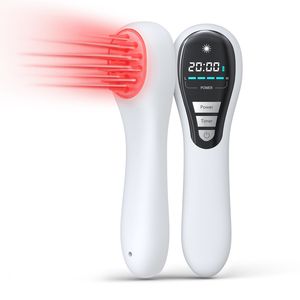 Cold Laser Infrared Red Light Therapy 808nm 650nm Combined LED Red Light Pain Relief Handheld for Human Pets Relieve Joint Remote Wound Healing