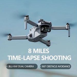 EIS 3-Achsen-stabiler Gimbal-Quadrocopter: Doppelkamera, 360°-Hindernisvermeidung, 50-facher Zoom, 8 Meilen 5G-Echtzeitübertragung mehr, Weihnachts-Halloween-Thanksgiving-Geschenk