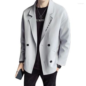 Men's Suits 2023 Spring Jacket Vibrant City Korean Striped Casual Suit All-match