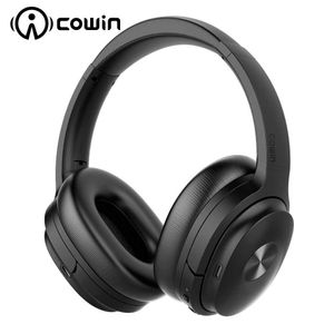COWIN SE7 Hybrid Active Noise Reforting Wireless Bluetooth-hörlurar APTX Stereo Sound Over Ear Headset med ANC 30-timmars HKD230828 HKD230828