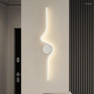 Lâmpada de parede tubo linear led tv fundo luz sala estar cabeceira hall corredor arandela decoração interior iluminação