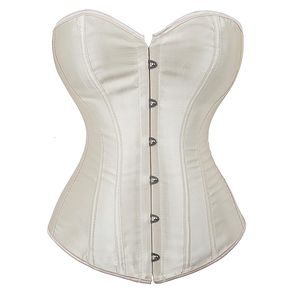 Cintura barriga shaper espartilhos bustiers para mulheres overbust espartilho superior corselet sexy nupcial traje vitoriano plus size corsetto korsett branco preto 230828