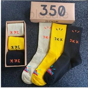 Mens Socks Designer Skate Men Sport Casual Soft Cotton Sock Streetwear Hip Hop 3 Par/Box DXW9