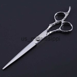 Scissors Shears Professional Japan 440c Stainless Steel 7 Inch Plum Handle Cut Hair Scissors Barber Cutting Make Up Shears Hairdressing Scissors x0829