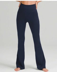 그루브 피트니스 여성 체육관 요가 바지 탄성 넓은 다리 플레어 레깅스 높은 허리 얇은 여름 바지 청바지