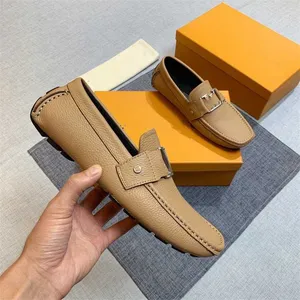 11Model Men Casual Shoes Luxury Brand 2022 Leather Mens Loafers Moccasins Breattable Slip On Black Driving Shoes Plus Size 38-46