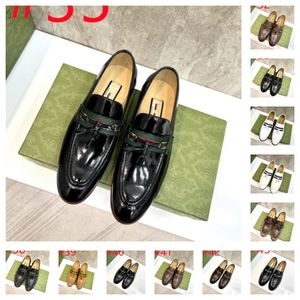 Högkvalitativ original 1 1 Luxury Men Shoes Italian Style Doug Shoes Suede Pointed Toe Loafers Wedding Dress Shoes New Designer Designer Business Shoe