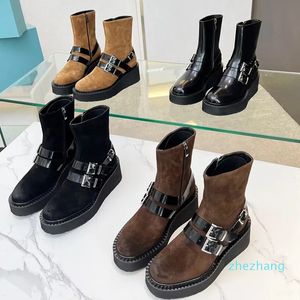 2023-Designer Womens alkle boot pocket black loman boots boodels에서 영감을 얻은 전투 흰색 카우보이 첼시 부츠 크기 35-41