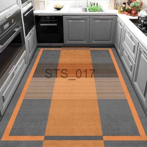 Carpets Simple Non-slip Kitchen Carpet PVC Area Rug Large Oil-proof Waterproof Leather Rugs Balcony Mat Living Room Decoration Alfombra x0829