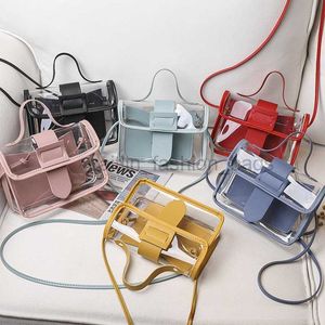 Shoulder Bags Fashion Women's Transparent Jelly Bag Fashion Splice Candy Colorful Armrest Bag Women's Waterproof Travel Shoulder Bag caitlin_fashion_bags